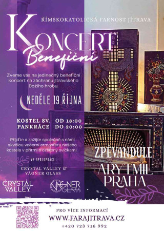19.10.2025 Koncert s pěveckým sborem Arytmie - Kostel sv. Pankráce v Jítravě